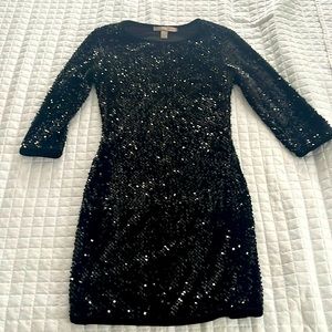 Forever 21 Black Sequin minidress